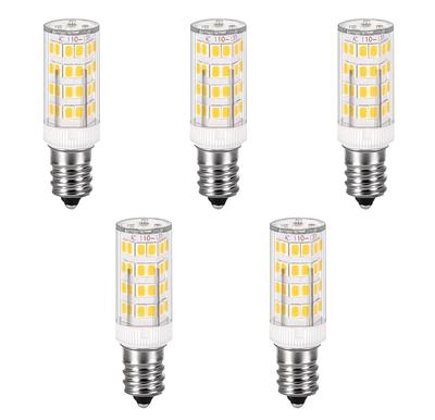 E12 LED Bulb, E12 Base, 360lm, 4W Equivalent To a 40W Halogen Bulb, Variable Dimming, Warm White 3000k, Full Light Distribution, High Brightness,