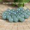 Natürliches Blaues Wasserachat Jade Perlen Armband für DIY Zubehör