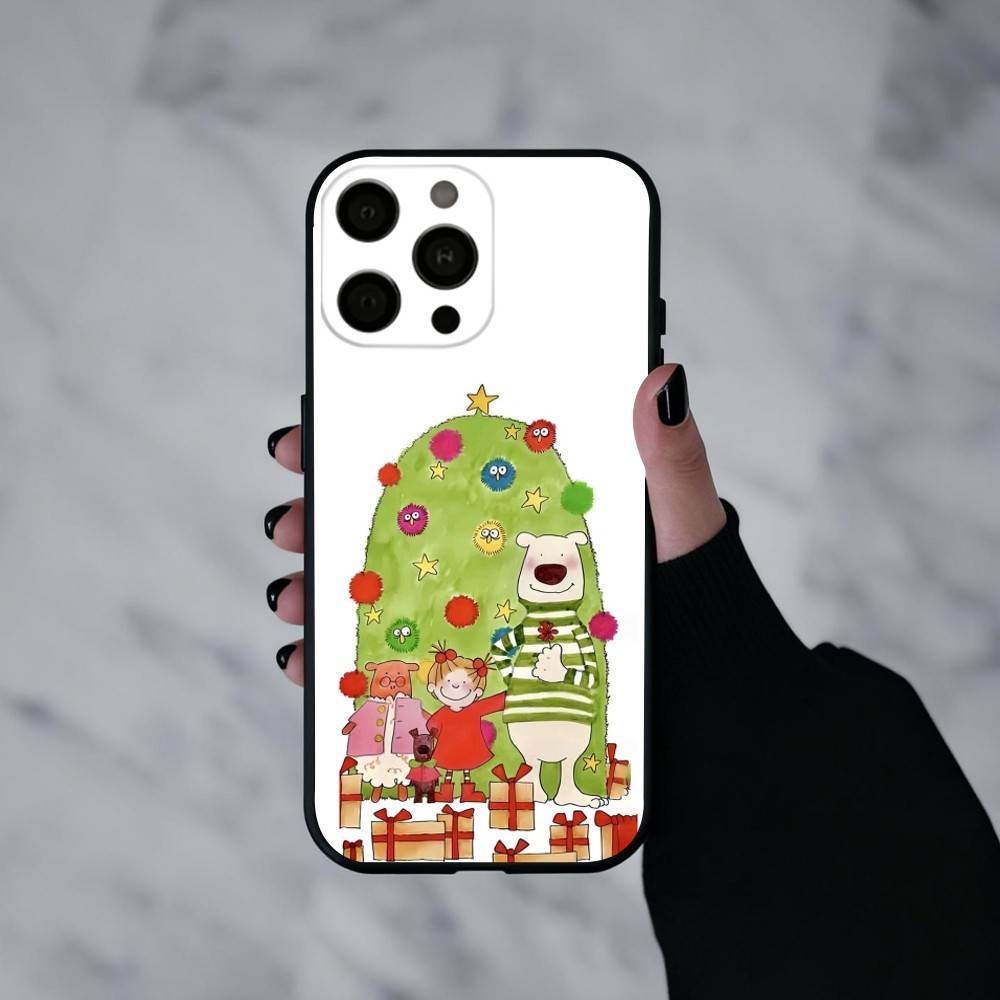 C-COCO-chanS Cute Cartoon Art Phone Case For iPhone 17pro,16,15,14,13,12,11 Plus,Pro Max,XS,Soft Silicone Black Cover iPhone16se4