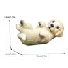 Realistic Golden Retrievers Puppy Dog Miniature Figurine For Home And Garden Decors Resins Labrador Figure Ornament