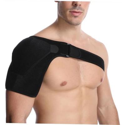 Thermal Sports Shoulder Guard With Adjustable Straps Compression & Breathable Outdoor Fitness Basketball Sports Protective Gear