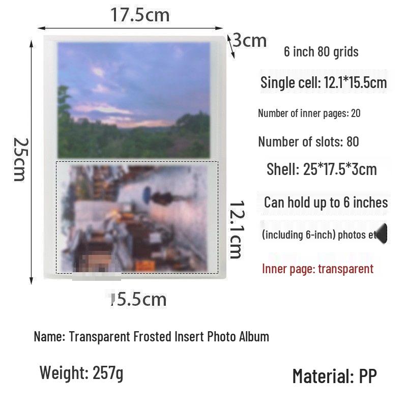 3-Inch Polaroid & Ticket Storage Album for Stargazing Keepsakes