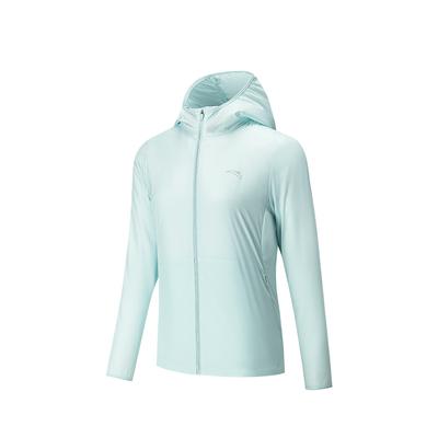 Comfortable Simple Versatile Casual Hooded Zipper Solid Color Windbreaker Jacket Women Jackets Star-Ring-Blue 162525607-1