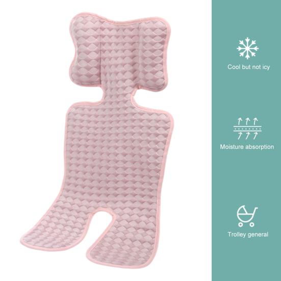 Pernuță scaun pentru cărucior Protecția capului Design confortabil Respirabil Absorbant Gheață Mătase Mașină pentru copii