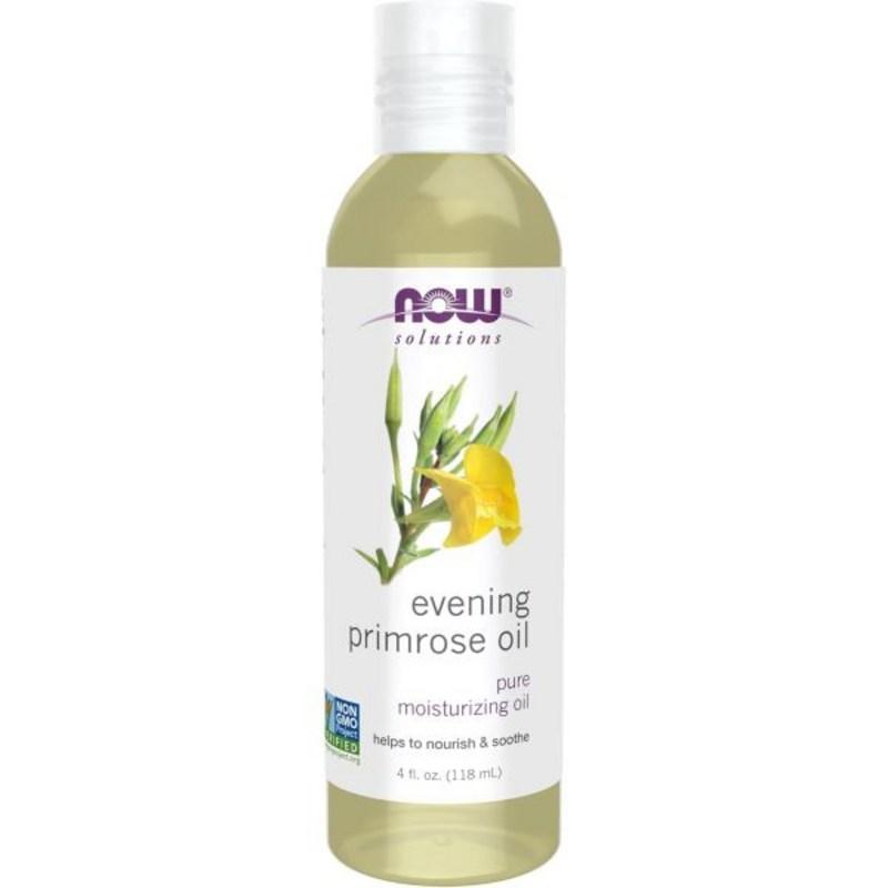 NOW Solution Evening Primrose Oil 100% Pure Moisturizing Essential Fatty Acids Contains 4 oz