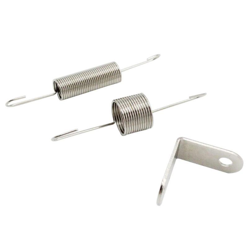 3pcs New Chrome Throttle Return Spring Bracket & Dual Springs Kit For Chevy Ford Mopar Engines SBC BBC 302 350 Auto Parts