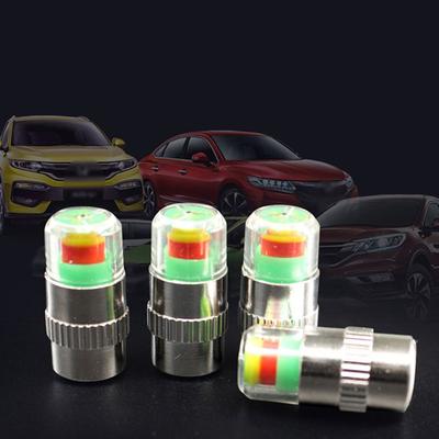 Gauge Tire Pressure Monitor Sensors Alert Monitoring Tire Air Alert Cap Tire Pressure Indicator