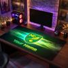 Norwich City Benutzerdefiniertes Großes Mauspade, Personalisierter Name Textdruck, Fußball Logo Rutschfeste Schreibtischmatte Gaming Geschenk