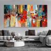 Abstract Colorful Paint Textured Oil Painting On Canvas Wall Art Posters Modern Home Decor Wall Pictures For Living Room Mural,