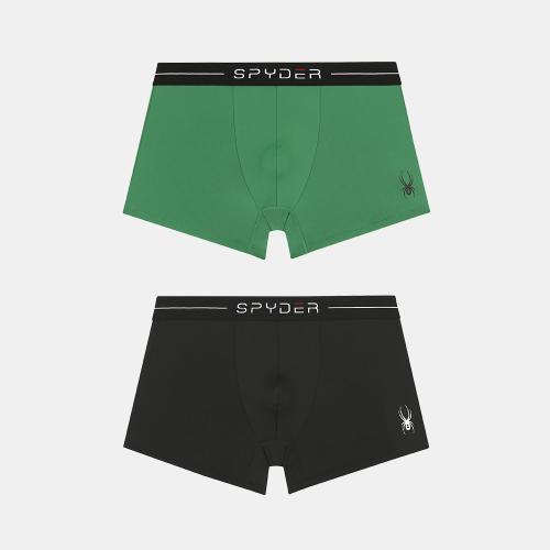 

[Spyder Underwear] Спортивные боксерские трусы, комплект из 2 штук [Отправлено из Кореи] 100% оригинал 95