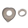 Silicone Waterproof Faucet Drain Mat Compact Non-slip Heart Shaped Bathroom Kitchen Splash Guard Diversion Sleeve Water Catcher