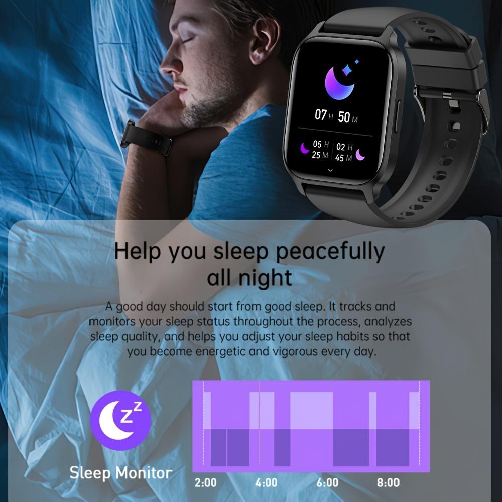 Y3 Smart Watch 1,85 tum Bluetooth Ring Musikspelare Utomhussport Fitness Tracker Armbandsur Herr Dam Smartwatch