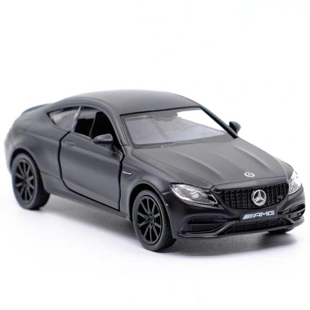 Mercedes Benz C63s AMG Coupe 5 Inch Metal Car Simulation Diecast & Toy Vehicle RMZ City 1:36 Alloy Model Gifts For Children