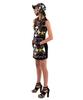 GREEDILOUS Black Geometric Dress