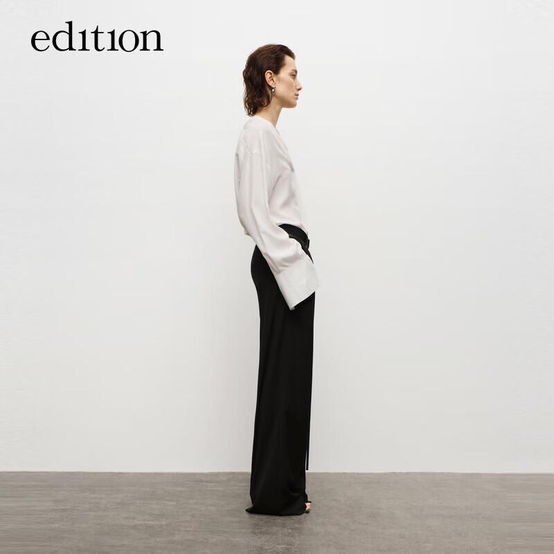 

Коллекция Гао Юаньюань Элегантные брюки-кюлоты с широкими штанинами S 160