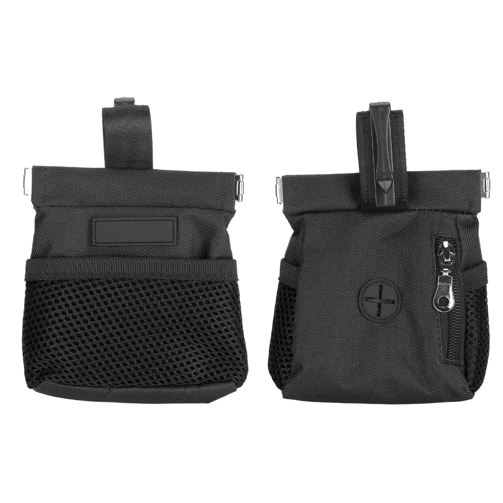 Dog Treat Pouch with Waist Clip Multifunction Large Capacity Dog Treat Training Pouch for Pet Dog Puppy Training