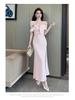 Stylish Women's Summer Bowknot Midi Camisole Dress