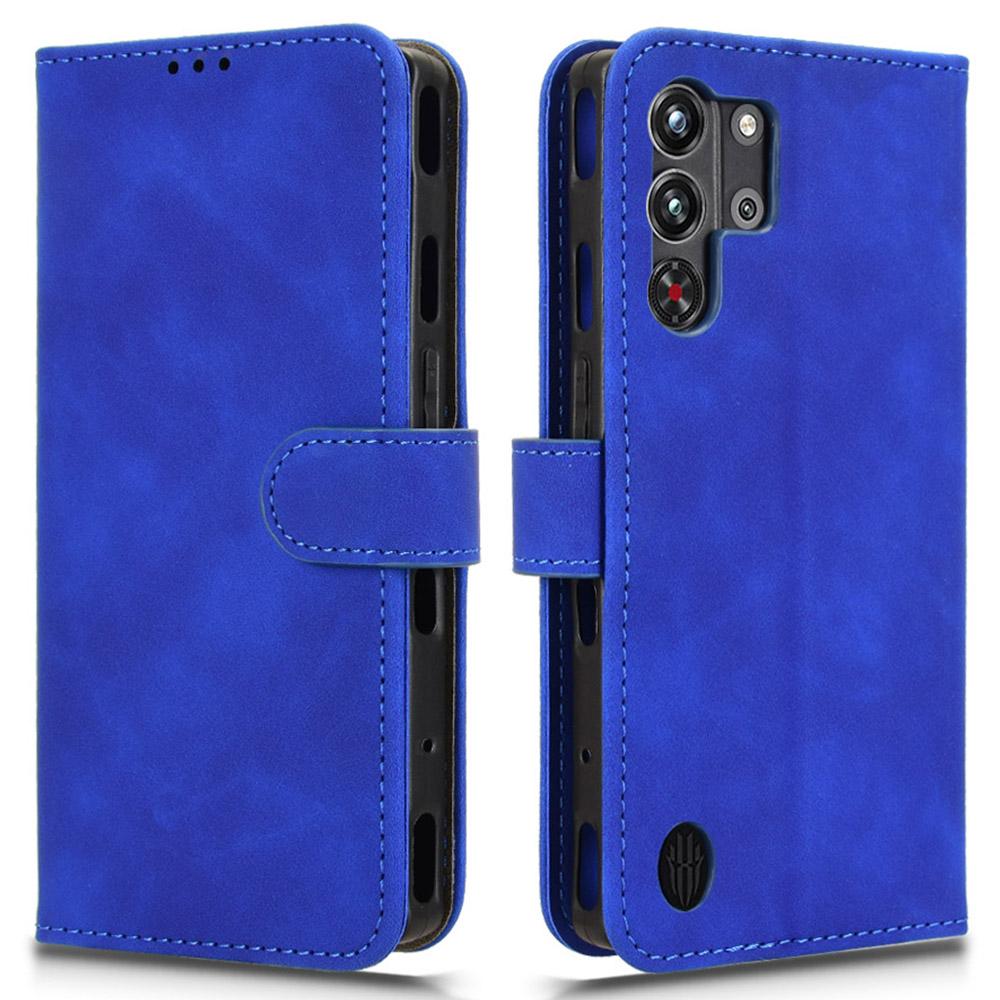 Dla ZTE nubia Red Magic 10 Pro 5G Skórzane Etui Skóra w Dotyku Odporne na Upadki Portfel Klapka Pokrowiec na Telefon