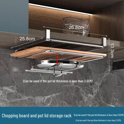 Jingqingfu Stainless Steel Wall-Mounted Kitchen Rack