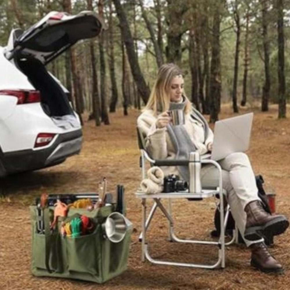 

Складна сумка-органайзер для кемпінгу Oxford, сумка для інструментів для кемпінгу, аксесуари для намету зелений