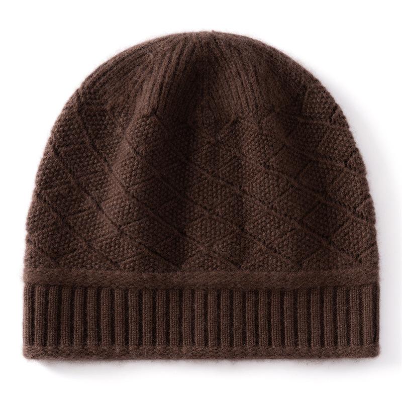 Customized Autumn and Winter New Cashmere Blended Dome Men's and Women's Warm Knitted Hats Are In Stock.