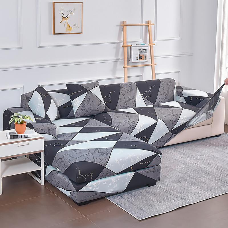 Premium Texture Couch Covers for Sectional Sofa Washable Stretch Sofa Covers L Shape Sofa Slipcovers Anti Slip Furniture Protector 1pc