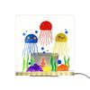 Acrylic Night Light Whiteboard: USB Holiday Decorative Children's Drawing Display