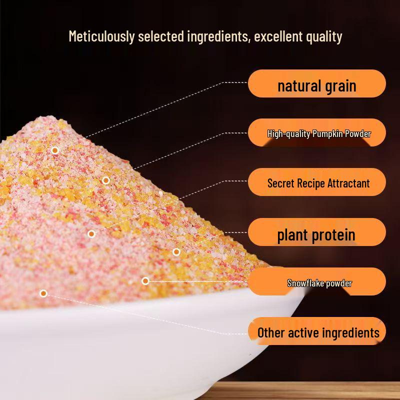 High-Spec Pumpkin Crisp Shrimp & Crucian Carp Bait Additive for Slippery Fish