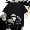 Naruto Short-sleeved T-shirt Summer Anime Teen Student Children Cotton Loose Half-sleeved Top