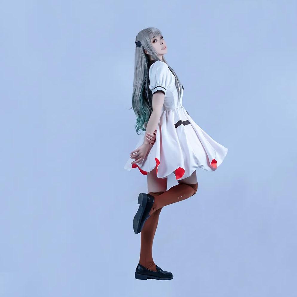 Yashiro Nene cosplay anime wig carnival costume outfit 5in1 prom