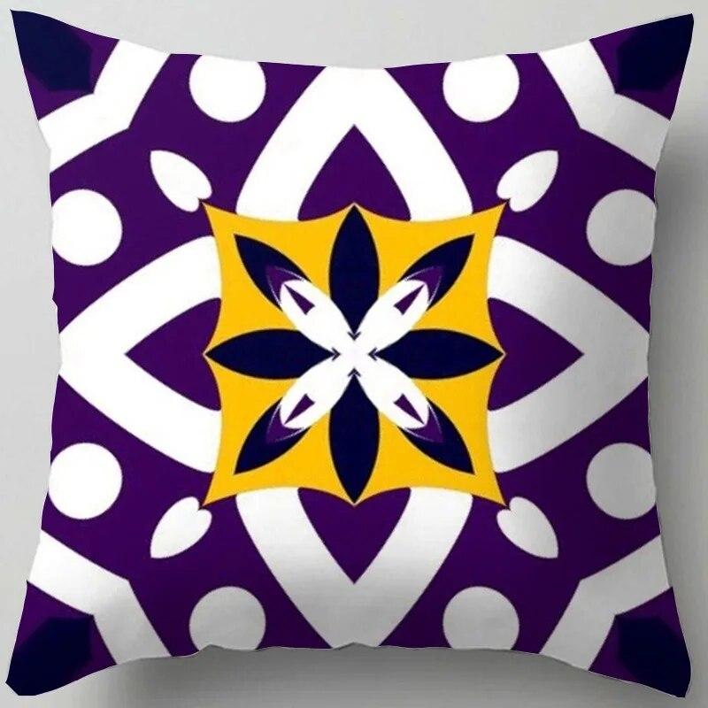 

Наволочка в этническом стиле, кровать и завтрак, отель, геометрическая абстрактная декоративная квадратная подушка для дивана, прикроватная подушка для спальни 40x40cm