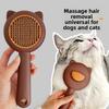 1 Cat Bath and Massage Brush - Self-cleaning Pet Grooming Comb, Soft PP Material, Gentle for Cats, Very Suitable for Bathing and Hair Removal