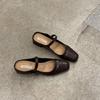 French Evening Breeze Temperament Silver Single Shoes Women's Spring and Summer 2025 New Korean Version Flat Bottom with Skirt Bag Head Sandals Tide