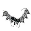 Accessories Women's Cervical Strap Heavy Industry Rose Drop Diamond Court Gothic Hottie Necklace Lace Necklace Choker