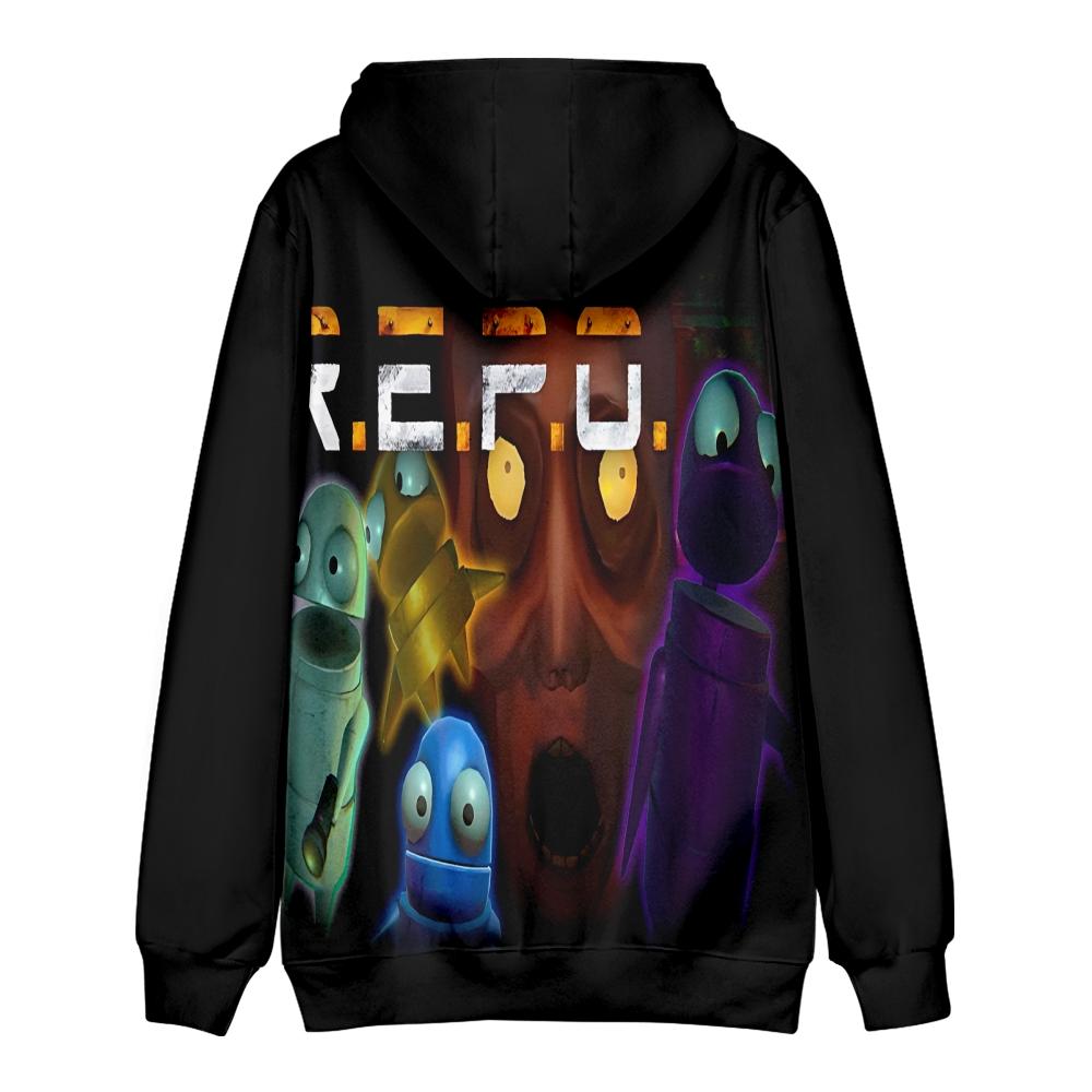 Fashion Men Women Hoodie Streetwear Casual REPO Cartoon Printed Hooded Pullover Sweatshirts