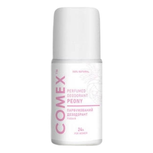 Peony Natural organic roll-on deodorant. Your skin remains soft and protected for 24 hours.