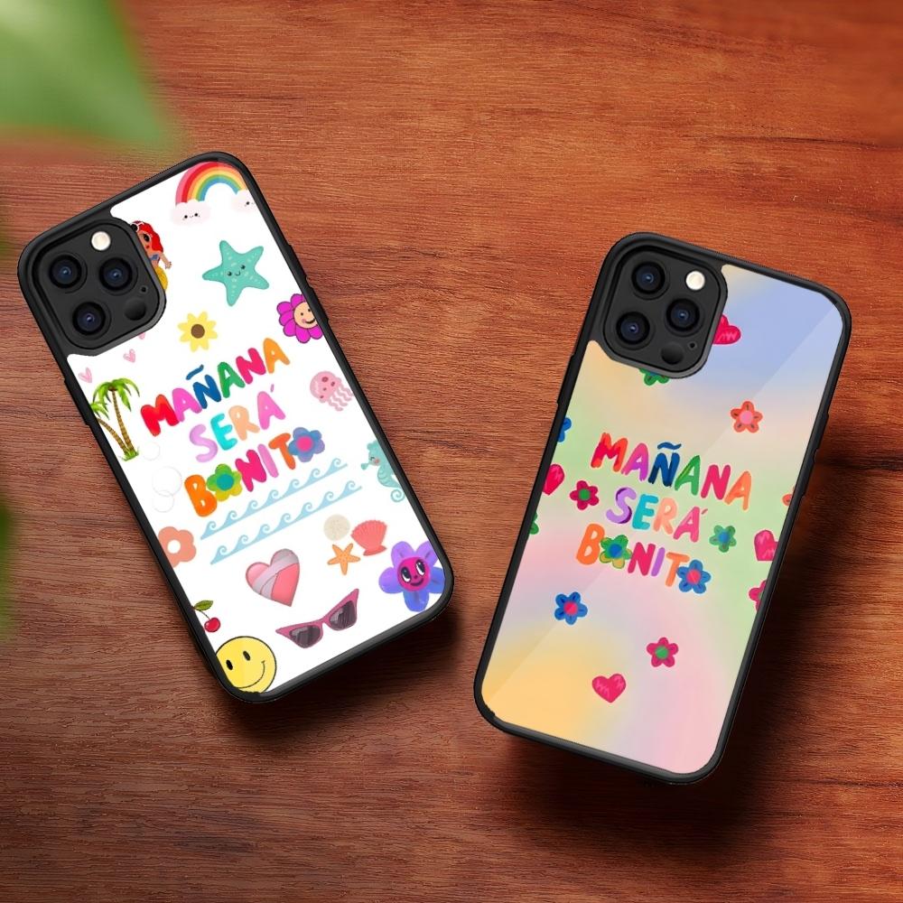 Karol G Manana Sera Bonito Handyhülle für iPhone 16 15 14 13 Pro Max 12 11 Mini 7 8 Plus Se Xr X Xs Fundas Schale PC+TPU Hülle