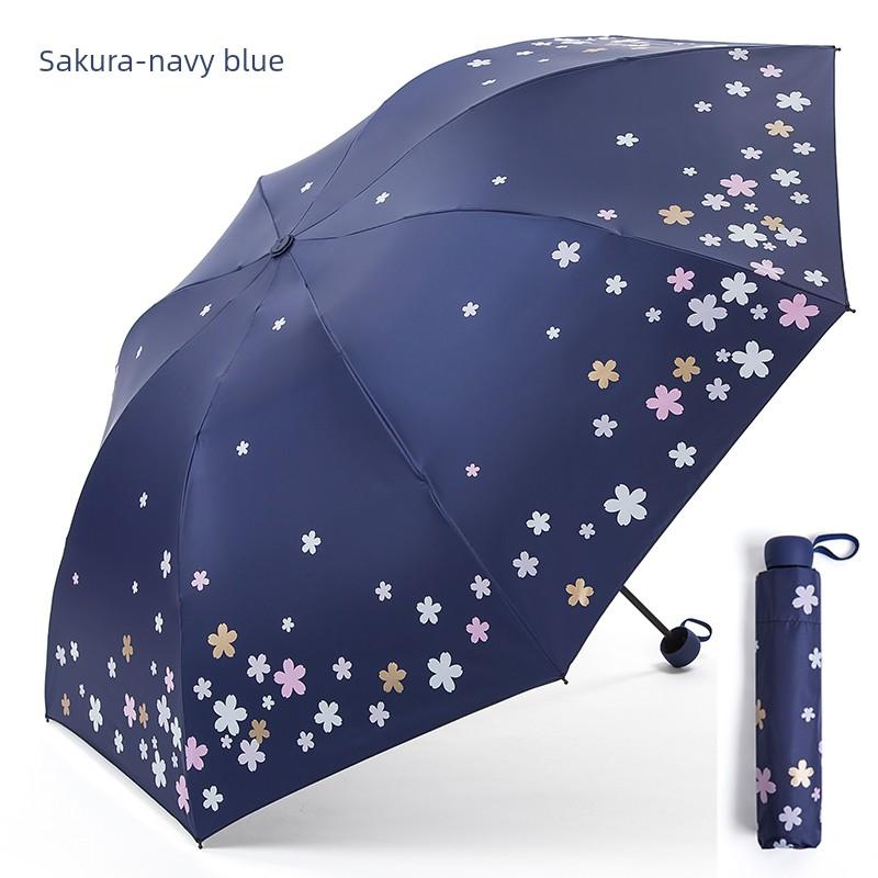 Paradise Umbrella Parasol Sun Umbrella Sun Protection Uv Protection Women's Umbrella Dual-Use for Girls Students Folding Umbrella for Sun and Rain
