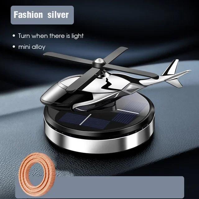 NEW Car Air Freshener Solar Diffuser Helicopter Styling Decorative Aromatherapy Car Interior Accessories Propeller