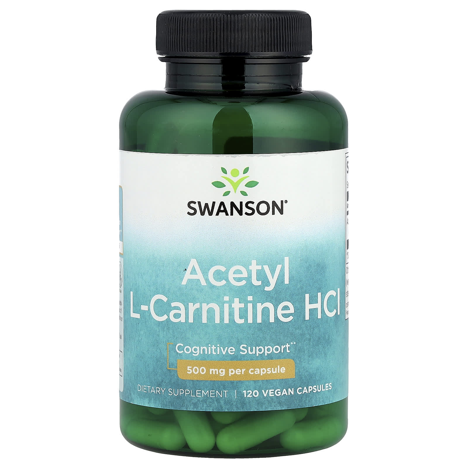 

Acetyl L-Carnitine Hcl, 500Mg, 120 Veggie Caps