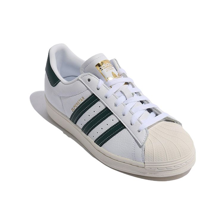 Adidas Superstar Bílé Kolegiální Zelené Unisex Tenisky Cloud-White Zlatá Fólie GZ1604