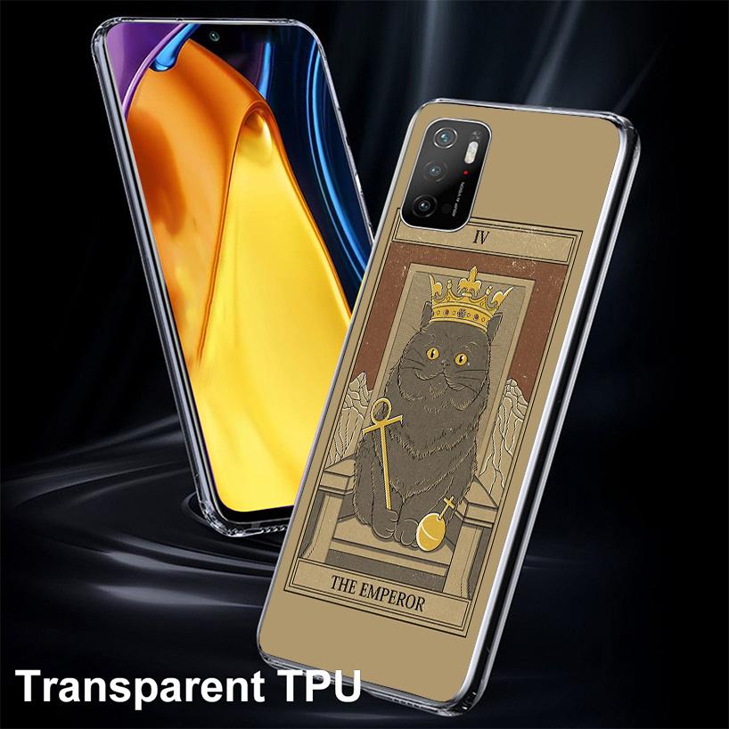Tarot Card Cute Art Cats Cover Phone Case For Xiaomi Poco F7 Ultra X7 X6 X5 Pro M7 Redmi 15C 15 13C 13 12C 12 10C 10 9A 9C 9T 9