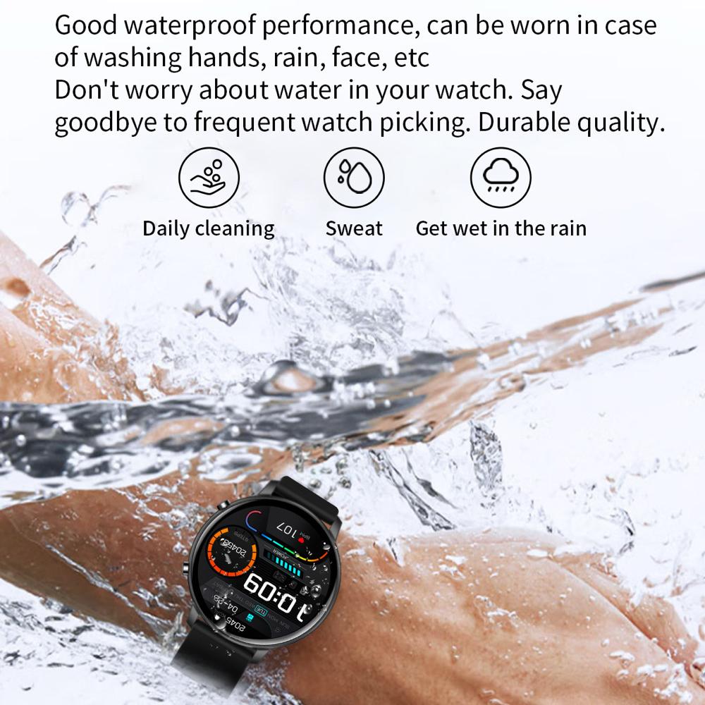 Men Blue Tooth Call Smart Watches Lady Fitness Smartwatch Women Voice Assistant 1.39’ Waterproof Sleep Heart Rate Health Monitor
