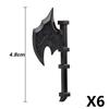 MOC Medieval Building Block Soldier Figure Weapon Accessories Battle Axe Bow Arrow Sword Sheath Shield Assembly Puzzle Brick Toy