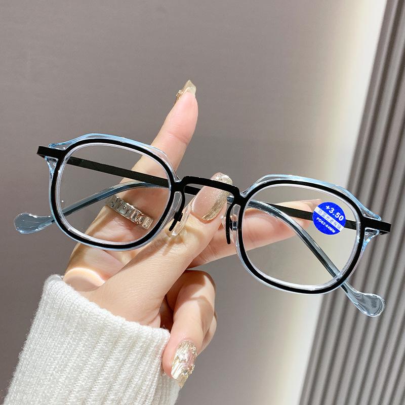 Anti-Blue Light Retro Round HD Reading Glasses