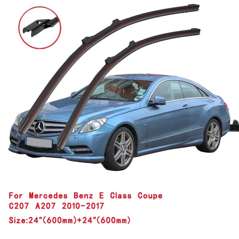 For Mercedes Benz E Class Coupe Cabriolet C207 A207 C238 A238 2010- Car Windshield Wiper Blade Front Windscreen Accessories