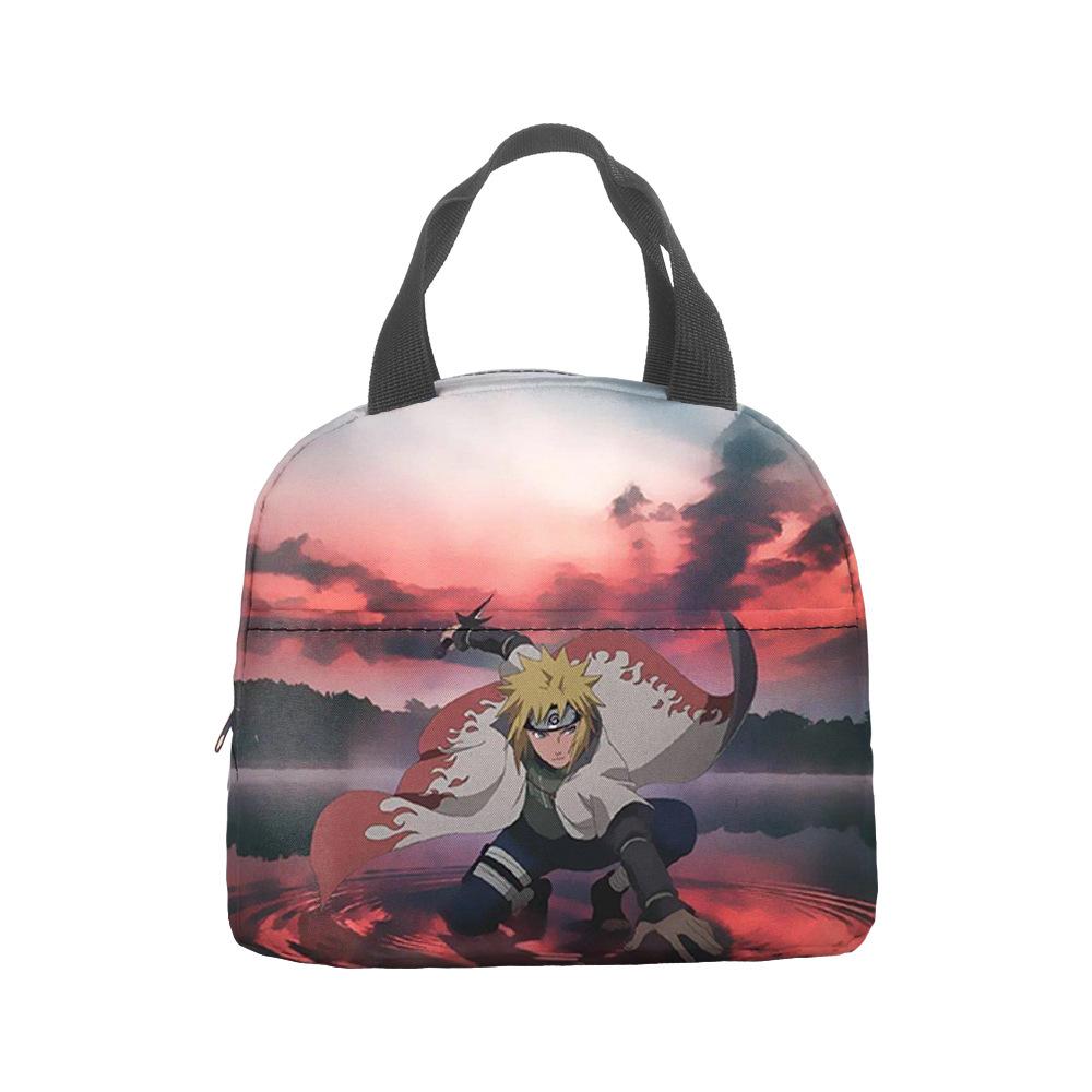 Naruto Lunch Bag, Student With Rice Insulation Bag, Large Capacity Portable Lunch Insulation Bag, Bento Bag, Outdoor Bag.