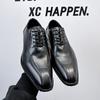 Fashion Hot New Gentleman Men's Leather Shoes Classic Business Style Dress Up Party Office Groom's Wedding Quality Daily Adult Shoes