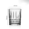 315ml/400ml Stripe Drinking Glasses Transparent Coffee Cup Wine Glass Water Bottle Milk Cups Glasses Drinkware Teacup Yogurt Cup