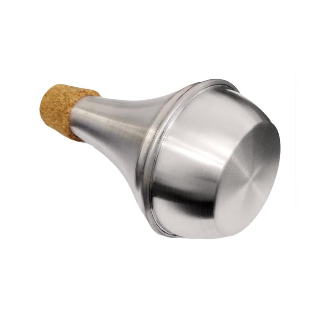 Compact Aluminum Alloy Muffler/Silencer with Cork Edge Protector: Reduces Noise by 80%-90%.